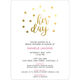Her Day Confetti Dot Invitations Image 1 of 8